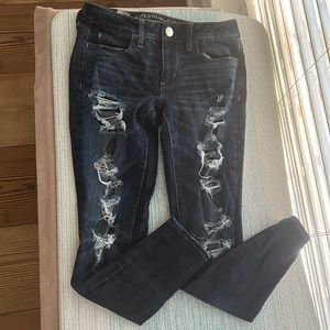 American Eagle jeans size 2 super stretchy